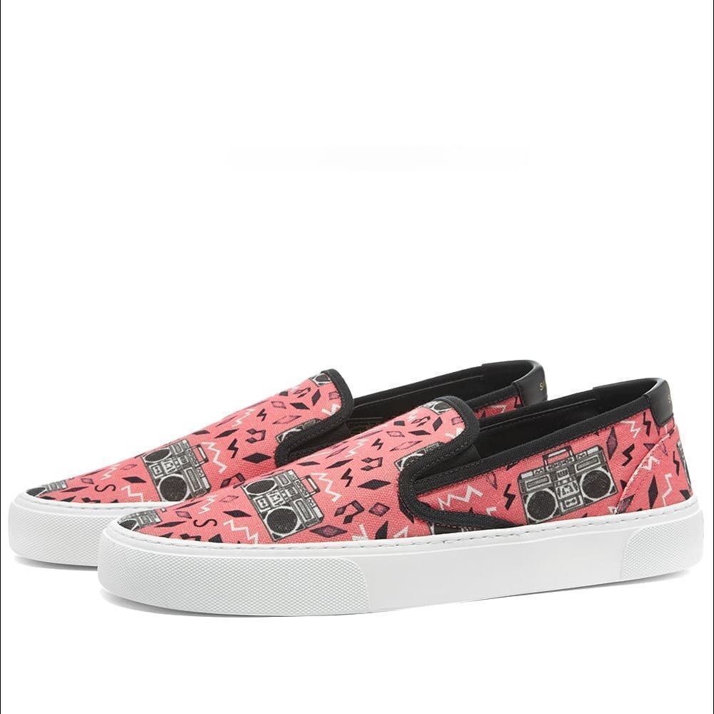 Saint Laurent Venus Printed Sneakers - Picture 1 of 9